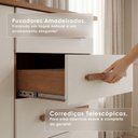 Ver imagem 6 de Cômoda 2 Portas 4 Gavetas com Sapateira Titan