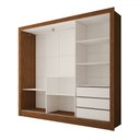 Ver imagem 4 de Guarda-roupa Casal Sophia 3 Portas 3 Gavetas com Espelho - Pm