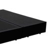 Base Box Casal Bipartido Sintético Preto 40x138x188 - 2