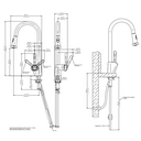 Ver imagem 6 de Kit Cuba Gourmet Retangular e Misturador Monocomando Mangiare Docol