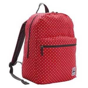 Mochila de Costas Casual Canvas Teen Bolinhas Republic Vix Vermelho Mochila de Costas Casual Canvas 