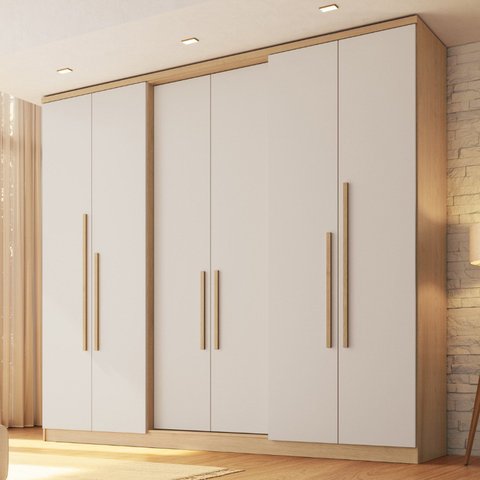 Guarda-Roupa 6 Portas 2 Gavetas Sonata New