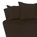 Ver imagem 7 de Namoradeira Sofá 2 Lugares Yara Orgânica Suede Marrom