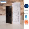 Interruptor inteligente Touch Screen Wi-Fi e Rf433 MHz Nova Digital 1 Botão - Preto - 4