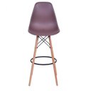 Ver imagem 2 de Banqueta Polipropileno Base Madeira Eiffel OR Design