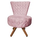 Ver imagem 4 de Kit Maca Metalasse com Mocho e Escadinha 80 Cm Base Slk Decor Nina Rosa Claro