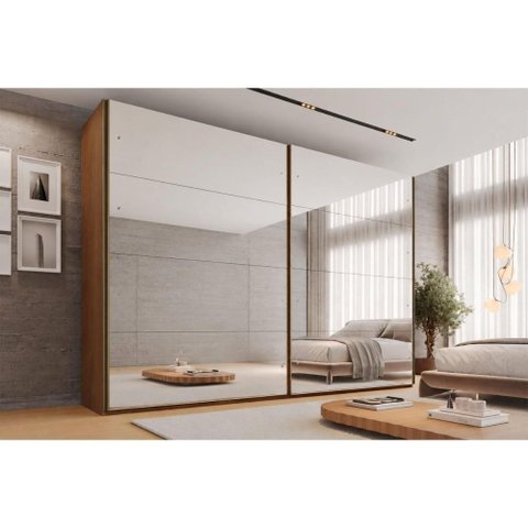 Guarda Roupa Casal 2PORTAS 2ESP 4GV Samara Castanhoof Europa
