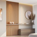 Ver imagem 1 de Kit 2 Placas de Painel Ripado Tóquio 250cm x 58cm x 3,3mm (Rende 2,9m²) Ecorevest Marrom/Itapuã
