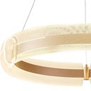 Ver imagem 3 de Lustre Pendente Nordecor Dalen 2960 80cm Ouro Brilho Bivolt