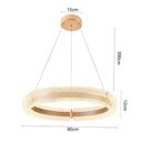 Ver imagem 6 de Lustre Pendente Nordecor Dalen 2960 80cm Ouro Brilho Bivolt
