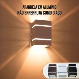 Arandela Alumínio 2 focos frisos externa interna ST327 - 4