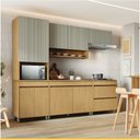 Ver imagem 1 de Cozinha 5 Peças 10 Pts 5 Gav Nesher Simone Mendes 270cm 100 Mdf