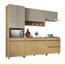 Ver imagem 2 de Cozinha 5 Peças 10 Pts 5 Gav Nesher Simone Mendes 270cm 100 Mdf