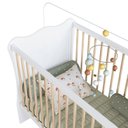 Ver imagem 5 de Berço Infantil em MDP 91,5x133,5cm Plasbaby Branco/Marrom