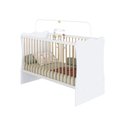 Ver imagem 4 de Berço Infantil em MDP 91,5x133,5cm Plasbaby Branco/Marrom