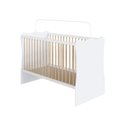 Ver imagem 2 de Berço Infantil em MDP 91,5x133,5cm Plasbaby Branco/Marrom