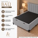 Ver imagem 4 de Base Box Baú Casal Suede Alali 138x188x40cm:Cinza