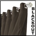 Ver imagem 3 de cortina pé direito tecido blackout 5,00 x 3,20 c/voal marrom