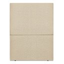 Ver imagem 1 de Cabeceira Cama Box Organica Solteiro 90cm Luna Linho C/frame Bege