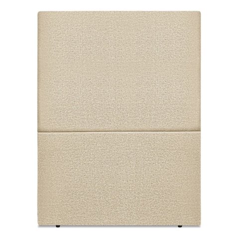 Cabeceira Cama Box Organica Solteiro 90cm Luna Linho C/frame Bege