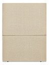 Ver imagem 1 de Cabeceira Cama Box Organica Solteiro 90cm Luna Linho C/frame Bege