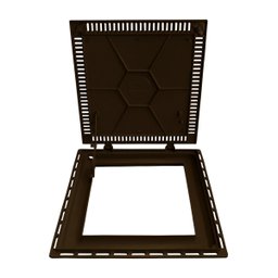 Tampa Casa Máquina Piscina Lisa Articulada Grelha 80x80cm M G.D.A. INDUSTRIA E DISTRIBUIDORA DE FUND - 2