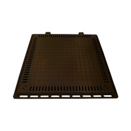 Tampa Casa Máquina Piscina Lisa Articulada Grelha 80x80cm M G.D.A. INDUSTRIA E DISTRIBUIDORA DE FUND - 1