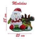 Ver imagem 2 de Decoração Boneco Natal Papai Noel Tecido Natalino 28cm