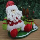 Ver imagem 3 de Decoração Boneco Natal Papai Noel Tecido Natalino 28cm