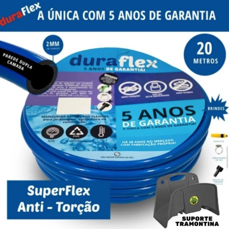 Mangueira para Jardim Azul 20 Metros + Suporte Tramontina - 2