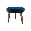 Ver imagem 1 de Puff Decorativo Havana Veludo Azul E-433