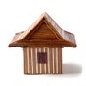 Miniatura "casa de Madeira" 15 X 17,5 X 16 Cm - 2