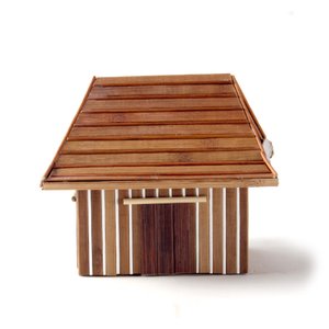 Miniatura "casa de Madeira" 15 X 17,5 X 16 Cm