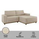 Ver imagem 4 de Sofá Boreal de 185cm B25 Chaise Lado Direito Meu Sofá Online
