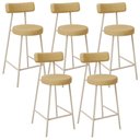 Ver imagem 1 de Kit 05 Banquetas Baixa Cozinha Sala Jantar Bancada Milão Arena L02 Couríssimo Fendi - lyam decor