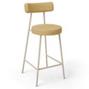 Ver imagem 3 de Kit 05 Banquetas Baixa Cozinha Sala Jantar Bancada Milão Arena L02 Couríssimo Fendi - lyam decor