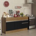 Ver imagem 6 de Balcão Pia Madesa Glamy 150Cm 2 Portas 2 Gaveta Rustic Preto