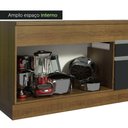 Ver mais imagens de Balcão Pia Madesa Glamy 150Cm 2 Portas 2 Gaveta Rustic Preto