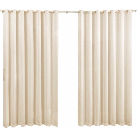 cortina para sala quarto em tecido oxford palha 3,00x2,50