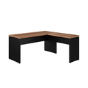 Ver imagem 1 de Mesa em L Start 1,50 X 1,50 40mm - sem Gavetas - Nogal/preto
