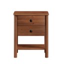 Ver mais imagens de Comoda de Cabeceira 2 Gav. Apoana Castanho Verniz Idimex