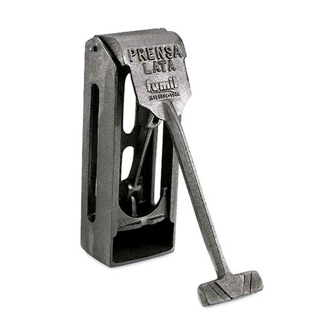 Prensa Lata Latão Prensador em Ferro Panela Mineira 27x10cm