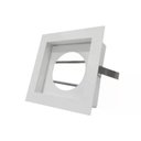 Ver imagem 1 de Spot Montage Embutir Quadrado Branco com Recuo Branco Ar70 Base Gu10