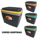 Ver imagem 3 de Caixa Térmica Cooler 16 Litros Tampa com Porta Copo Camping Pesca