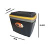 Caixa Térmica Cooler 16 Litros Tampa com Porta Copo Camping Pesca - 4