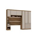 Ver imagem 4 de Guarda Roupa Casal Modulado 6 Portas e 6 Gavetas Veneza Avelã Pf-arenas Pf