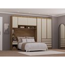 Ver imagem 1 de Guarda Roupa Casal Modulado 6 Portas e 6 Gavetas Veneza Avelã Pf-arenas Pf