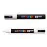 Caneta Posca Pc-5m Ponta 2,5 Marcador Multiuso Branca Unibal - 4