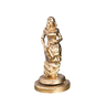 Miniatura Orixás Resina 3d Dourada 5 Cm:maria Mulambo - 1