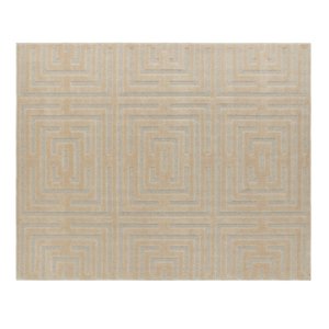 Tapete Felpudo em Relevo Realce Eden Areia 1,50x2,00